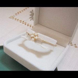 Pearl clover golden bracelet